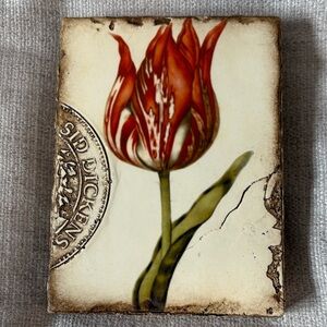 SID DICKENS MEMORY BLOCK TILE: SCARLET (T98)